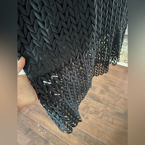 Fancy Black MIDI Dress - Picture 2 of 12